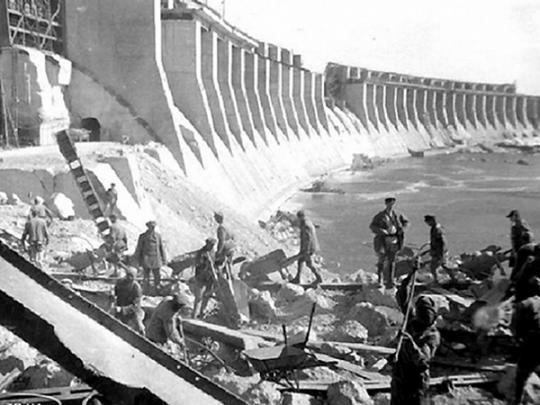 Ровно 90 лет назад началось строительство крупнейшей в Украине гидроэлектростанции
