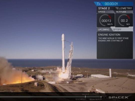 Состоялся первый после сентябрьской аварии запуск ракеты-носителя Falcon 9