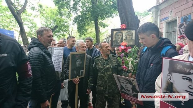 Акция Бессмертный полк в Харькове и Николаеве прошла с перепалками и нарушениями
