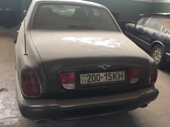 Арестованный Bentley Жвании пустили с молотка за 850 тысяч гривен (фото)