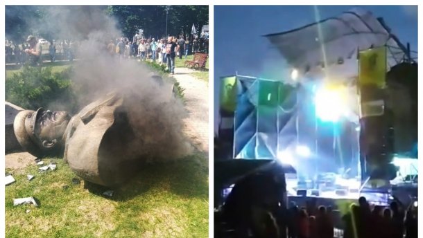 Головні новини 2 червня: в Харкові знесли Жукова, трагедія на Kozak Fest