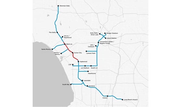 Илон Маск показал карту тоннелей Boring company