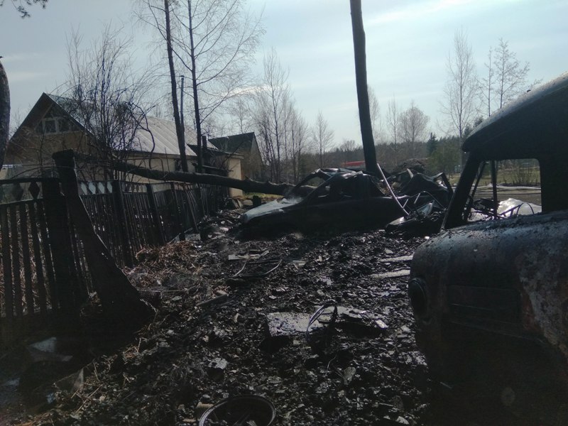 Из-за поджога травы в Житомирской области погибла супружеская пара: фото с места трагедии