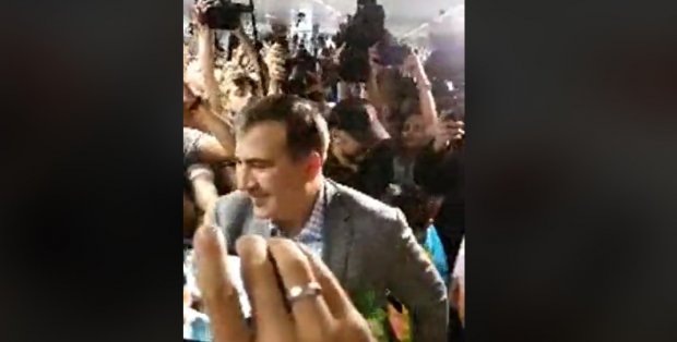 Міхеїл Саакашвілі повернувся в Україну: фото і відео