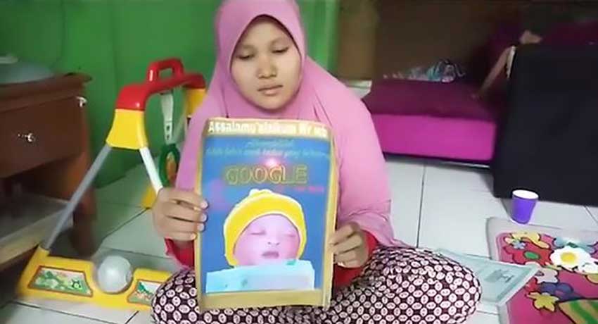 Маленький «поисковичок»: в Индонезии родители дали сыну имя Google (фото)