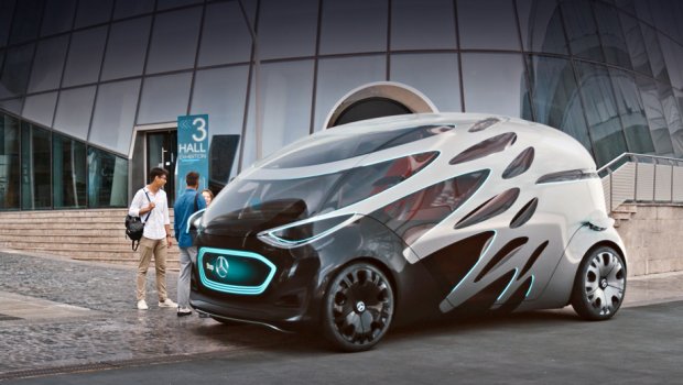 Mercedes-Benz показал маршрутку будущего: впечатляющие фото и видео