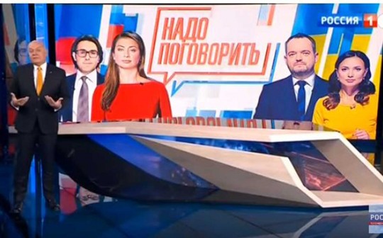 Надо поговорить: украинский телеканал влип в скандал из-за совместного эфира с российскими пропагандистами