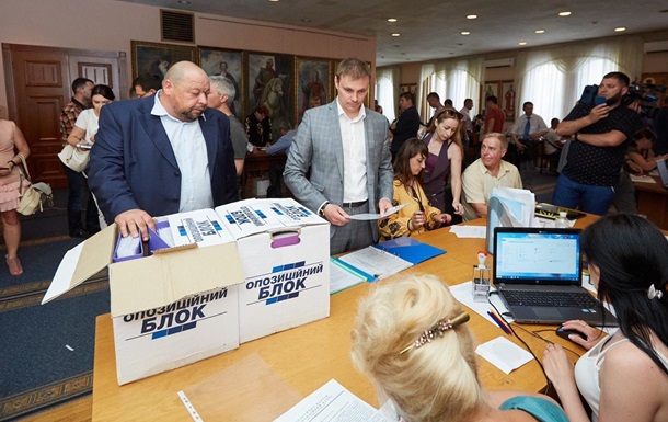 Оппозиционный блок подал документы в ЦИКВыборы