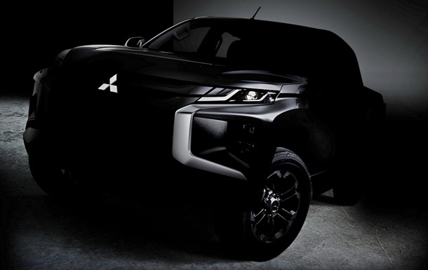 Появился тизер обновленного пикапа Mitsubishi L200