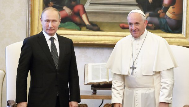 Путин встретился в Риме с Папой Франциском: о чем говорили