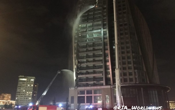В Баку вновь горит Trump Tower