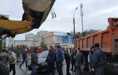 В Черкассах предприниматели вышли на митинг