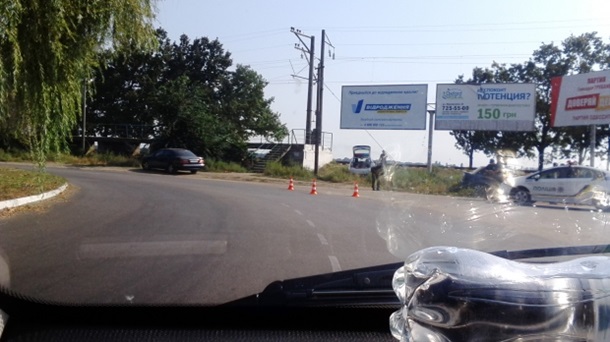 В Одессе произошло первое ДТП с участием новой полиции
