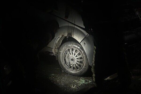 В Одессе неизвестные подожгли эвакуационный автомобиль боевого медика