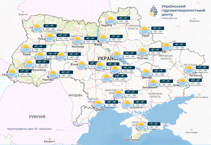 Травень прийде з дощами: синоптики розповіли, коли до України повернеться тепло