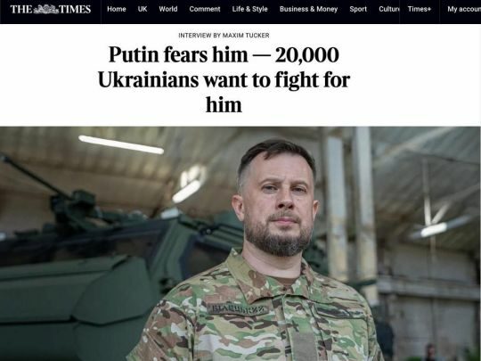 Український досвід та&nbsp;велика армія можуть стати ключовим компонентом європейської безпеки,&nbsp;&mdash; Білецький в&nbsp;інтервʼю The Times