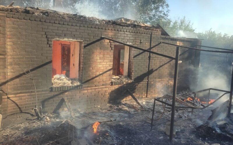 Ворог всю ніч розстрілював Нікополь з&nbsp;артилерії та&nbsp;атакував дронами (фото)