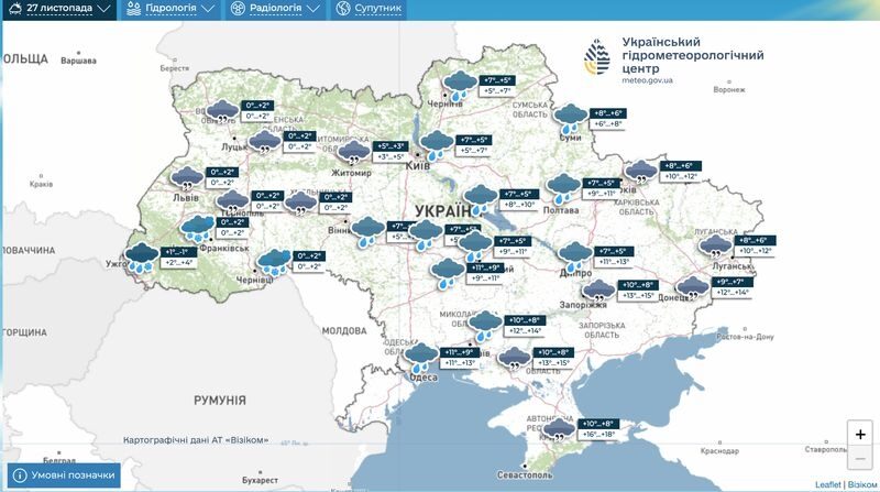 Осінь попрощається з&nbsp;Україною аномальним теплом: яку погоду прогнозують синоптики в&nbsp;останній тиждень листопада